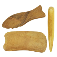 gua sha, guasha, drewniane, drewniane przyrządy do masażu